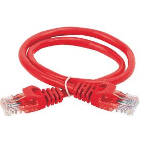 Коммутационный шнур кат. 5Е UTP PVC 15м красный