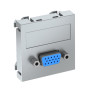 Мультимедийная рамка VGA Modul45 (серебристый) (MTG-VGA S AL1)