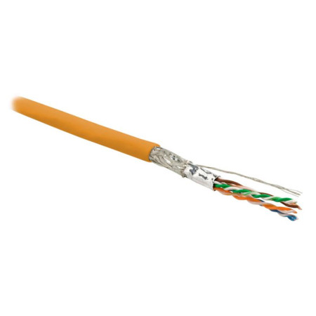SFUTP4-C6-P26-IN-LSZH-OR-500 (500 м) Кабель витая пара, экранир. SF/UTP, категория 6, 4 пары(26 AWG), многожил. (patch) LSZH