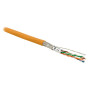 SFUTP4-C6-P26-IN-LSZH-OR-500 (500 м) Кабель витая пара, экранир. SF/UTP, категория 6, 4 пары(26 AWG), многожил. (patch) LSZH