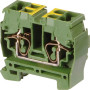 Клемма DR2,5/10.P.4L пруж. 2.5мм.кв. зем., мини, DIN2