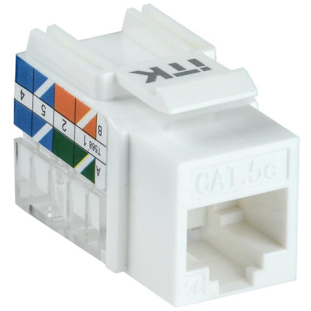 Модуль Keystone Jack кат. 5E UTP 110 IDC 90 град.