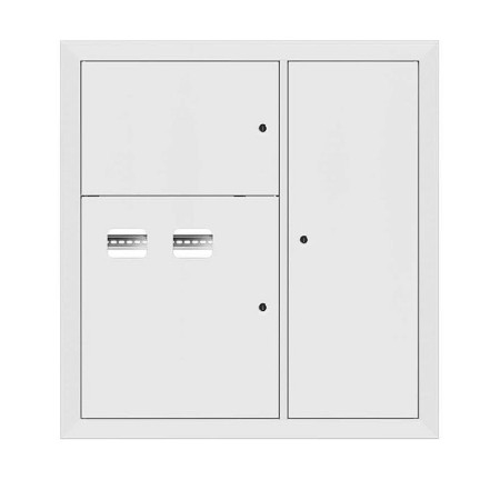 Щит этажный 2 кв. RAL9003 (1000х950х150)