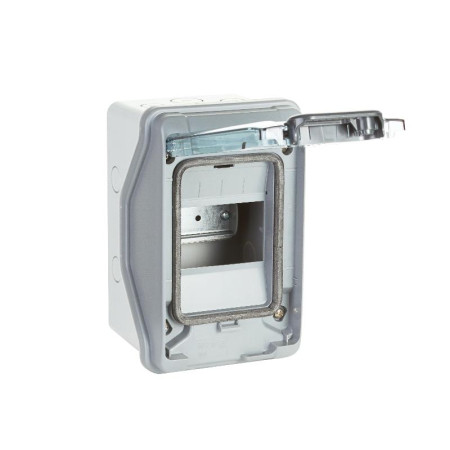 Щиток Plexo - IP 65 - IK 09 - 1 ряд - 32 А - 4 модуля