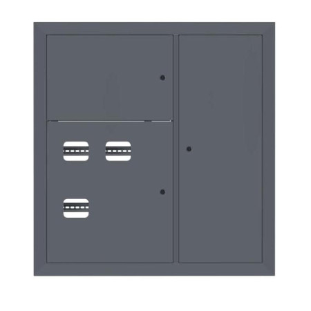 Щит этажный 3 кв. RAL7024 (1000х950х150)