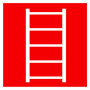 Знак F 03 "Пожарная лестница" 200х200 мм