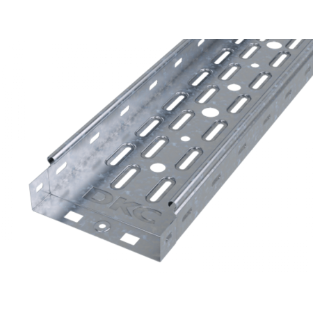 Лоток перфорированный 100х80 L3000, RAL8017