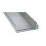 Лоток неперфорированный 150х35 L3000, цинк-ламель