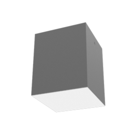 Светодиодный светильник DL-Box накладной 18 Вт 3000 К 140x140x170 мм RAL7045 серый муар с рассеивателем опал DALI