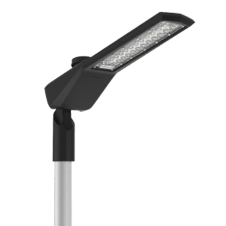 Светодиодный светильник уличный Levante M Urban 60 Вт кронштейн 60 мм 5000 K 1..10V NEMA RAL9005 черный муар