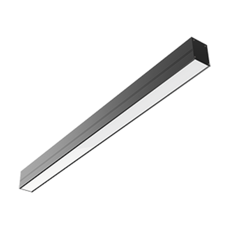 Светодиодный светильник Т-Лайн одиночный подвесной/накладной 1006х70х90 мм 32 Вт 4000 К черный муар