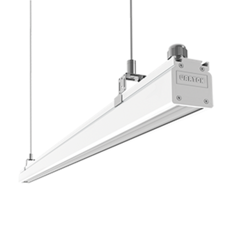 Cветильник светодиодный для торгового освещения Mercury Mall IP54 2173x54x58 мм опал 63W 4000К белый RAL9003 муар