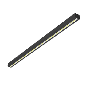 Светодиодный светильник Mercury LED Mall "ВАРТОН" 885*66*58 мм опал 36W 3000К RAL9005 черный муар