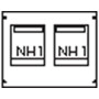 Пластрон для 2 NH1 2ряда/3 рейки