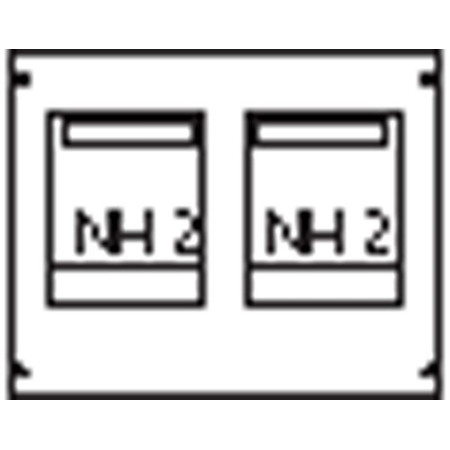 Пластрон для 2 NH2 2ряда/3 рейки