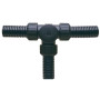 Ответвитель AR34X3/T/BL, Т-образный, РА66/ацеталь, черный, d34, 10 шт. в пачке