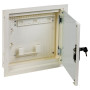 ITK LINEA R Шкаф мульт. 2 ком. 400х400мм стекл. бел. RAL9016