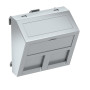 Корпус компьютерной розетки Modul45 тип PA (наклонный) 45x45 мм (серебристый) (DTS-2PA AL1)