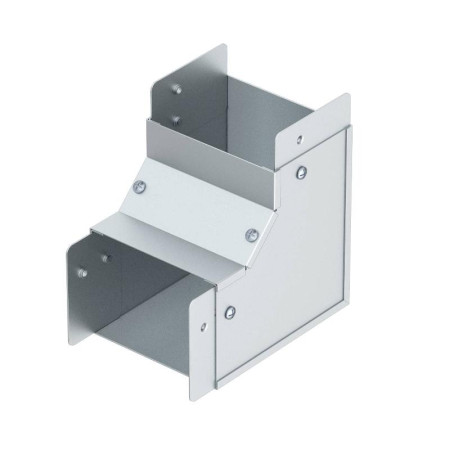 Вертикальная секция 90° внутр. с крышкой 225х50мм, FS (SA9290I)