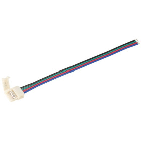 Коннектор 5шт RGB 10 мм ( - 15 см - разъем)