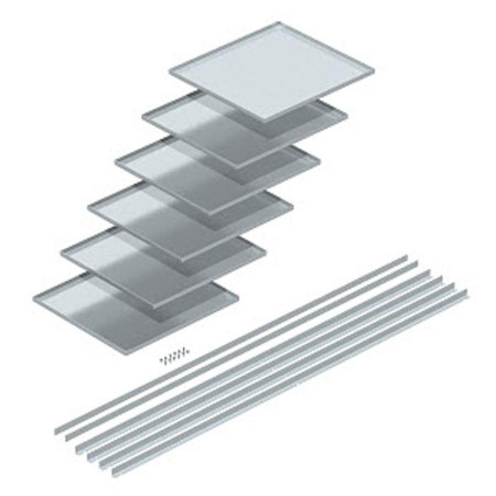 Кассетная рамка OKA RK 400x200x15 (6 шт.,сталь) (OKA RK 200 15)