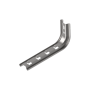 Консоль L-образная безвинтовая 100 мм INOX