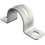 Крепежная скоба металл. двухлапковая 23mm (605 23 G)