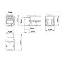 Hyperline KJ9-8P8C-C5e-90-WH Вставка Keystone Jack RJ-45(8P8C), категория 5e, белая