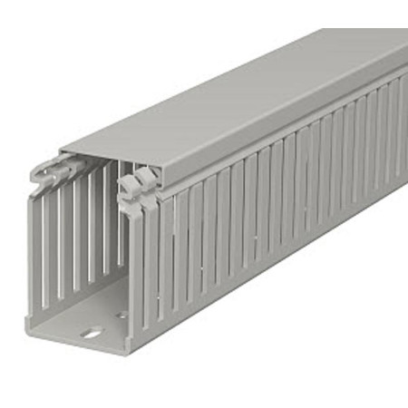 Распределительный кабельный канал LKV 75x50x2000 мм (ПВХ,серый) (LKV 75050)