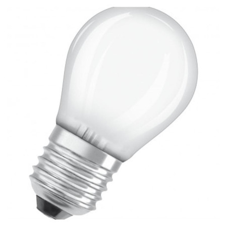 Лампа светодиодная LEDPCLP40 4W/827 230VGLFR E27 10X1