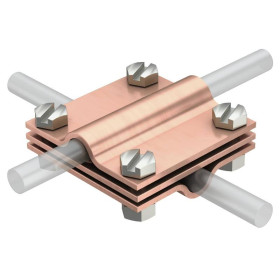Соединитель прутка крестовой  * (254 DIN 8-10 CU)
