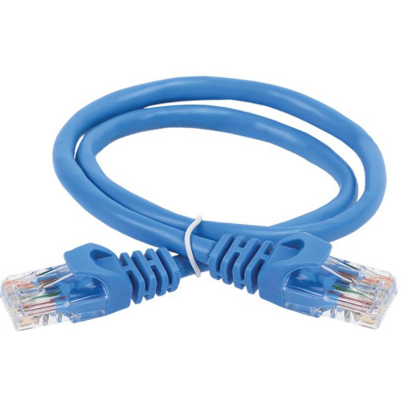 Коммутационный шнур кат. 6 UTP PVC 7м синий