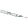 COAX-SAT703N-WH-100 Кабель коаксиальный SAT703N, 75 Ом, жила - 17 AWG (1.13 mm, медь,solid)+оплетка (луженая медь, 45%), белый