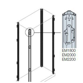 Стойка каркаса шкафа с петлями H2200(4шт)