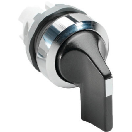 Переключатель M2SS4-20B (короткая ручка) черный 2-х позиционный без подсветки (только корпус) 45 с фиксацией