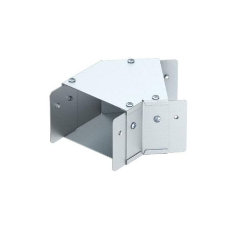 Угловая секция 45° с крышкой 150х100мм, FS (SA6445T)
