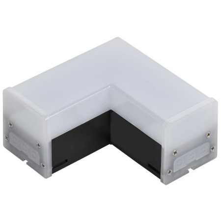 Светильник-соединитель LED L-образный 1010 8Вт 4000К 117х117мм чер.