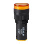 Лампа AD16DS(LED) матрица D16мм желтый 48В AC/DC