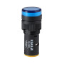 Лампа AD16DS(LED) матрица D16мм синий 220В DC