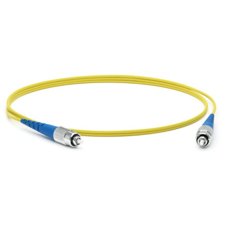 Патч-корд FC-S2-9-FC/UR-FC/UR-H-3M-LSZH-YL волоконно-оптический (шнур) SM 9/125 (OS2), FC/UPC-FC/UPC, 2.0 мм, simplex, LSZH, 3 м