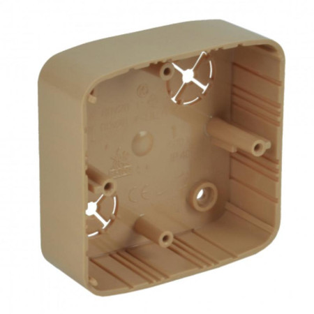 Коробка распределительная LK 80X28 T (I1) 80х80х28 мм (Цвет Береза розовая)