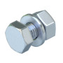 Комплект Болт+Шайба+Гайка M6x12 (SKS 6X12 F)