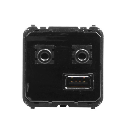 Механизм (блок) медиа-комбайна с USB входом, 3.5мм minijack аудио-входом и выходом, ЦАП и модулем Bluetooth