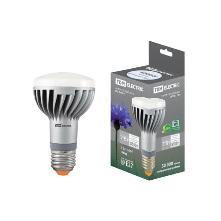 Лампа светодиодная LED 9Вт Е27 220В 4000К R63 отражатель (рефлектор)