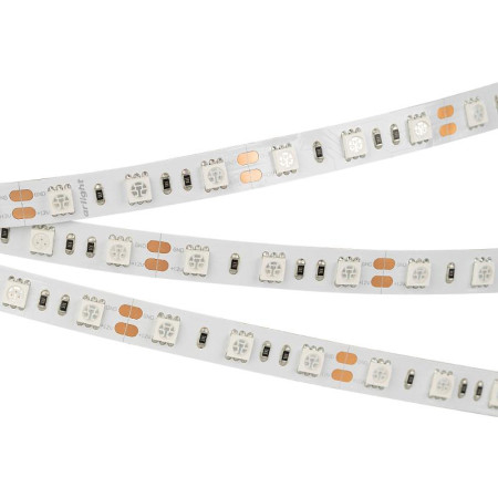 Лента светодиодная RT-B60-10mm 12V Orange (14.4 W/m, IP20, 5060, 5m) (arlight, Открытый)