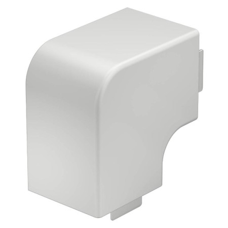 Крышка плоского угла кабельного канала WDK 60x60 мм (ПВХ,белый) (WDK HF60060RW)