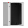 Шкаф телекоммуникационный настенный 15U (600х350) дверь стекло, Astra A серия EKF Basic