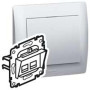 PRO21 Розетка комп. 2-ая 6 кат UTP (RJ45) с лапками