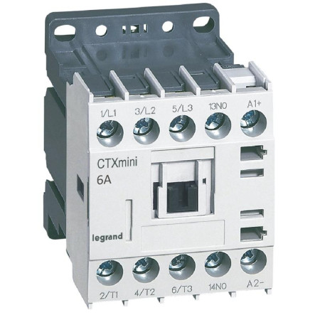 Контактор CTX3 Мини 3P 6A 1но 24В