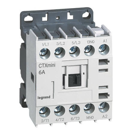 Контактор CTX3 Мини 3P 6A 1нз 24В